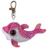 Ty sparkles Beanie Boos keychain, dolphin pink glitter 8.5 cm