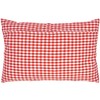 Herb Cushion 30 x 20 cm Red/White + Organic Inlet