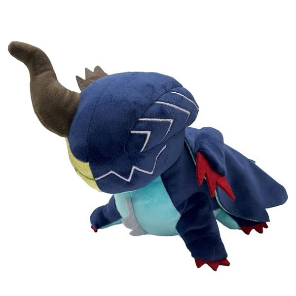 Capcom Monster Hunter Rise: Sunbreak Deformed Plush Toy, Gore Magara, Approx. H 7.1 x W 6.3 x D 8.7 inches (180 x 160 x 220 mm), Made of Polyester