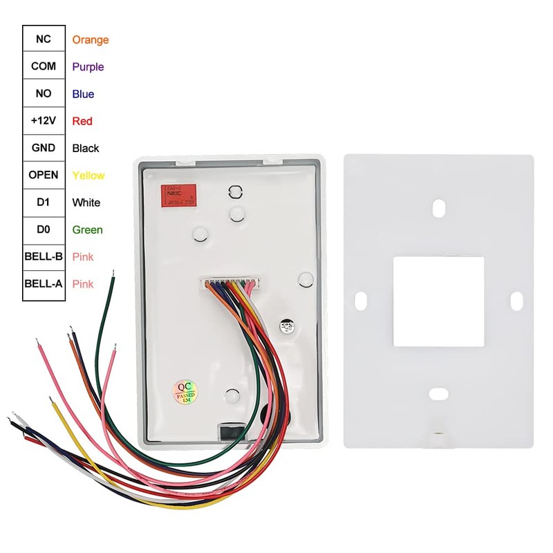 YiToo Standalone WiFi Tuya Access Control Keypad RFID 125KHz Access