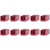 10Pcs Heat Sink 40x16x16mm Aluminium Thermal Cooler Cooling Radiator Set