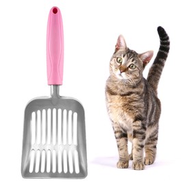 SunGrow Large Cat Litter Scoop, Life Transforming Cat Scooper, Reduces Hand Fatigue, Saves Clear Litter, Makes Scooping Faster and Easier