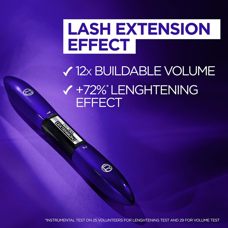 L'Oréal Paris Mascara, Salon Lashes, Extension Effect, Long-lasting, No Clumping