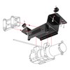 WeiSen Front Bumper Winch Mount Plate Kit Compatible with Honda
