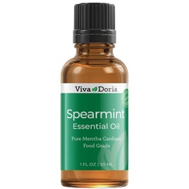 Viva Doria 100% Pure Spearmint Essential Oil, Undiluted, Food Grade, 30 mL (1 Fluid Ounce)