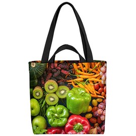 VOID Fruit Vegetable Cooking Bag, 33 x 33 x 14 cm, 15 L Shopping Bag, Shopper Bag, multicoloured, Casual