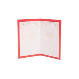 UK Greetings Valentine's Day Card For Partner - Champagne Design