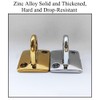 Gold, 2 Pieces Stainless Steel Pad Eye Plates, Ceiling Hooks,
