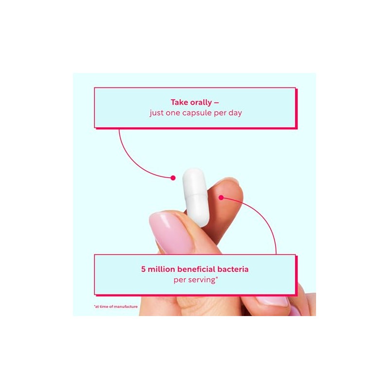 RepHresh Pro-B Suplemento Probitico Femenino, 30 Cpsulas, Probiticos para Rutina