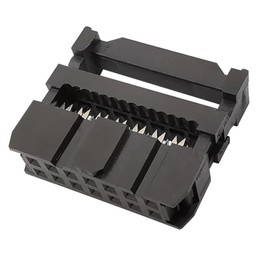 MakerMind JTAG AVR IDC Female 14-Pin 2 x 7P 2.54 mm Ribbon Cable Connector Pack of 10