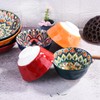 BOSILI Ceramic Bowl Set of 2, 4.72 Inch Mandala Pattern,