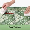 Collive Boho Kitchen Mat, Cushioned Anti Fatigue Kitchen Rug Set,