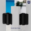 HAPPYGATE Self Closing Gate Hinges Heavy Duty, Adjustable Heavy Duty