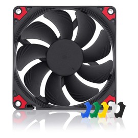 Noctua NF-A9x14 HS-PWM chromax.Black.swap, Premium Quiet Slim Fan, 4-Pin (92x14mm, Black)