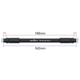 BIKOOCO Thru Axle Bike Hub Adapter for Quick Release, 12mm to 10mm Conversion, Fits 148mm Spacing, Bike Hub Accessories