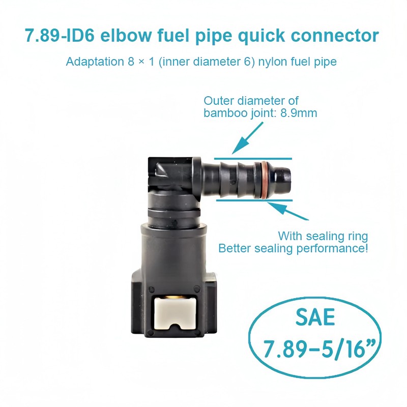 TKSE Fuel Line Connector, Fuel Line Quick Release Connect Connector