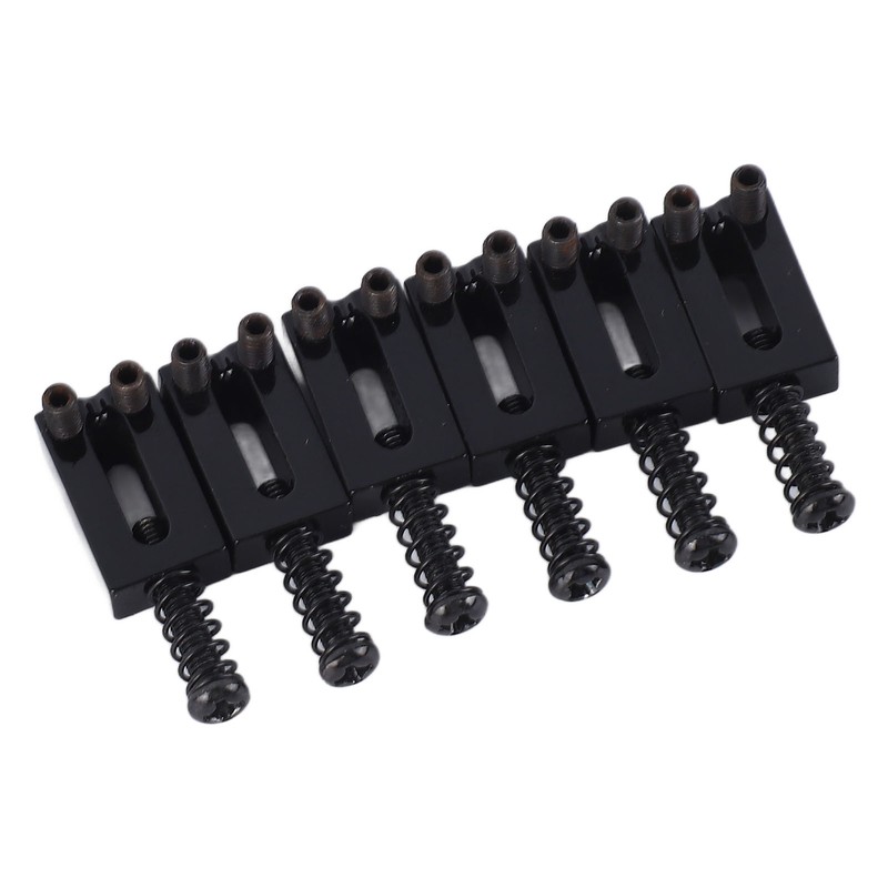 6 Pcs Electric Guitar Bridge Saddle Standard Zinc Alloy Guitar