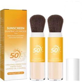 Asheyya 2 Pcs Scalp SPF Powder, SPF 50 Powder Sunscreen for Face, Natural Matte Lasting Breathable, All Skin