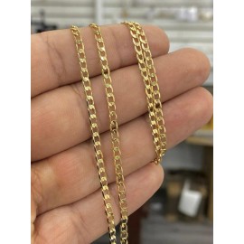 Primejewelry269 24" Womens Mens Curb Chain Necklace 14K Gold Filled Fashion Design Everyday Wear