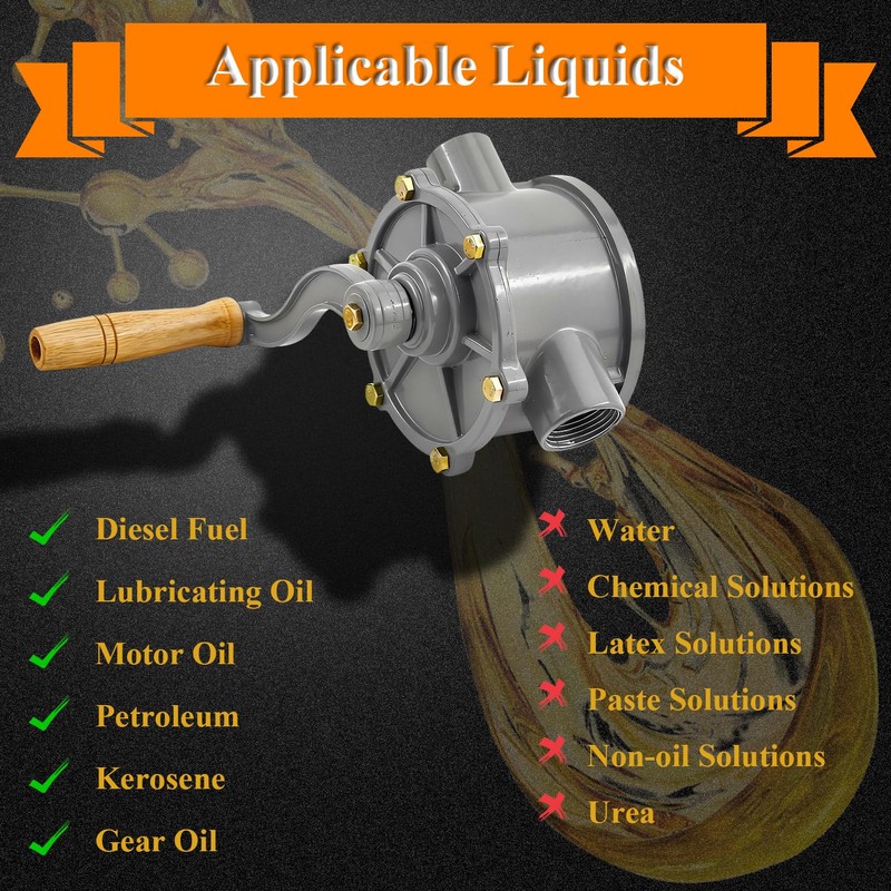 30-40 Gallon NPT Thread Gas Caddy Pump Kit Inlet Pipe
