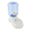Pet Water Dispenser Gravity Refill Leakage Proof Clear Automatic Dog