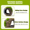 Swirge Betta Broken Barrel Decor Fish Tank Accessories, Resin Fish