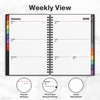 Dunwell Small 6x8 Planner Book 2025-2026 (Colorful), Weekly Planner Calendar,