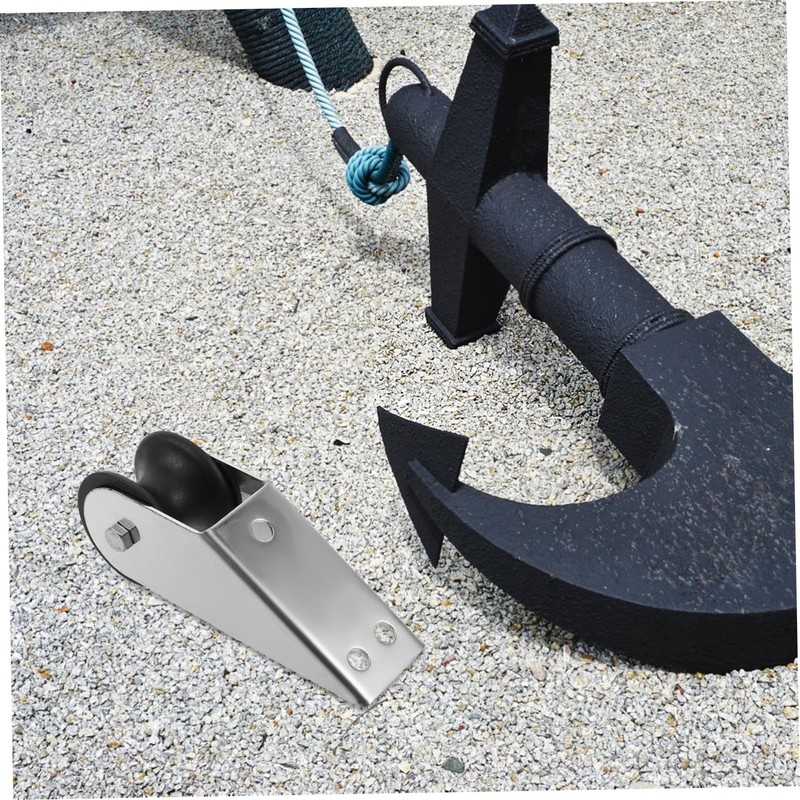 BESPORTBLE Boat Bow Roller Anchor Bracket Small Yacht Boat Anchor