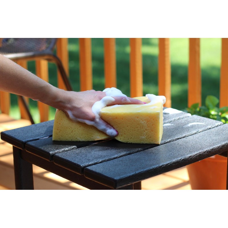 Multi-Purpose Sponges for Cleaning - Yellow 4 Pack, Large Sponges