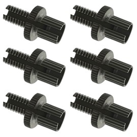 Minho Motorcycle Clutch Brake Cable Adjuster in Carbon Steel Material,8 MM Universal Nut Bolt Fitting for Motorcyle Scooter Mopeds ATV UTV Go Kart 6pcs