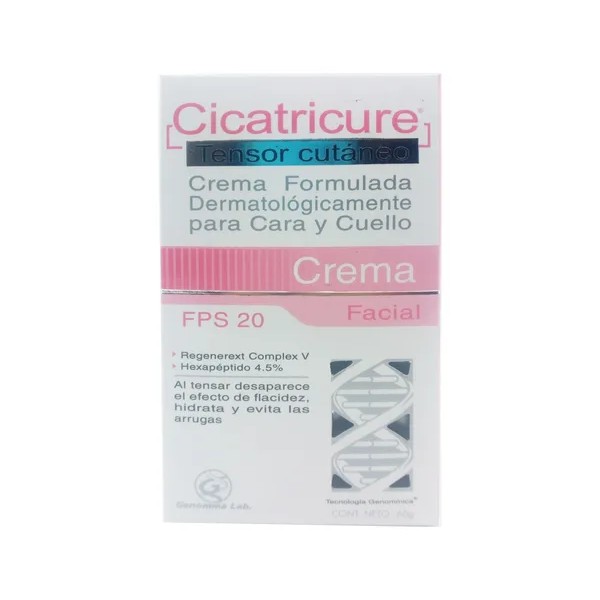 Cicatricure Crema Facial Tensor Cutáneo Fps 20 60g.