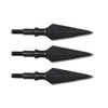 toparchery 6pcs Arrow Heads Black Steel Broadheads Screw-in Field Point