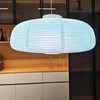 Hytsoeee (22.05Inch) Large Paper Lantern, White Pumpkin Paper Lamp Shade,