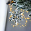 2024 Annual Christmas Crystal Snowflake Star Ornaments, Tree Ornaments Pendant,