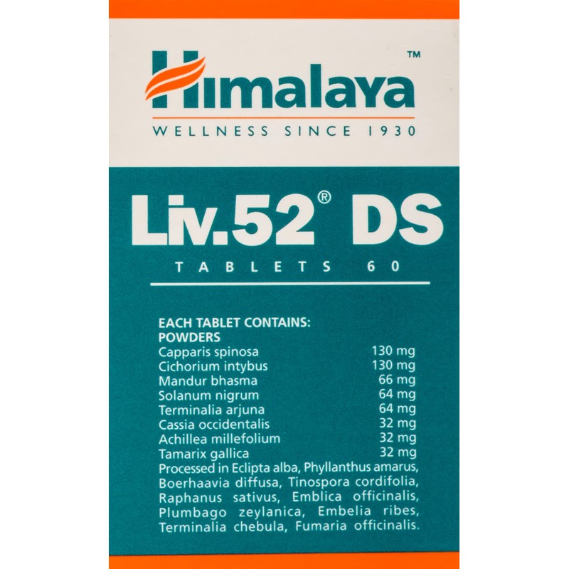 Liv 52 DS 60 Tablets - Improves Liver Functioning -