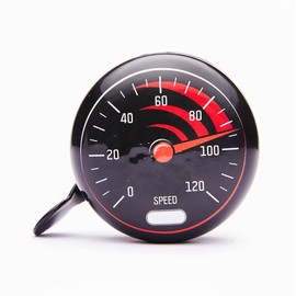 Cute Speedometer Bicycle Bell with Loud Clear Sound, Bike Bells for Adults & Kids, Durable Bike Bell for Scooters, Toddler Bikes, and Cycling Accessories by Cute Things Seattle