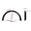 KEEPDSGN Black Fender Flares CONCAVE Widebody Wheel Arches 3.5" For
