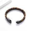 VCCWYQK 2-layer Beads Urn Bracelet for Ashes for Men, Tigers