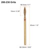 sourcing map 5pcs 200-230 Grits Diamond Grinding Bit 2.5mm Oval