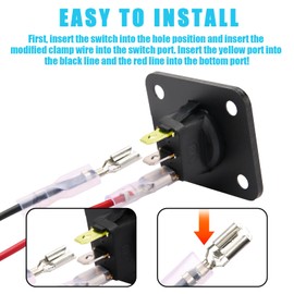 Round Rocker Switch Panel with 3 Pin Toggle Switch 12v 20a Blue Led Switch Panel Aluminum Waterproof Rocker On Off Switch 12v for Car,Truck Marine Boat Rv Vehicle Yachts Etc （3 Way）