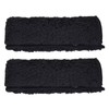 2-Piece Lambswool Armrest Cushion Covers for Office Chairs, Wheelchairs and