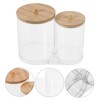 Baluue Bathroom Organizers and Storage Cotton Pad Dispenser Small Jars