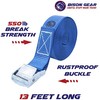 Tie Down Straps - (Car Roof Rack Straps for Luggage