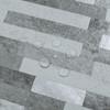 AULIGET 20 Sheets Faux Stone Peel and Stick Backsplash, Grey