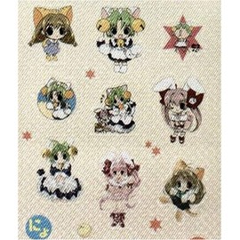 Broccoli Di Gi Charat Satin Pink Sticker Sheet