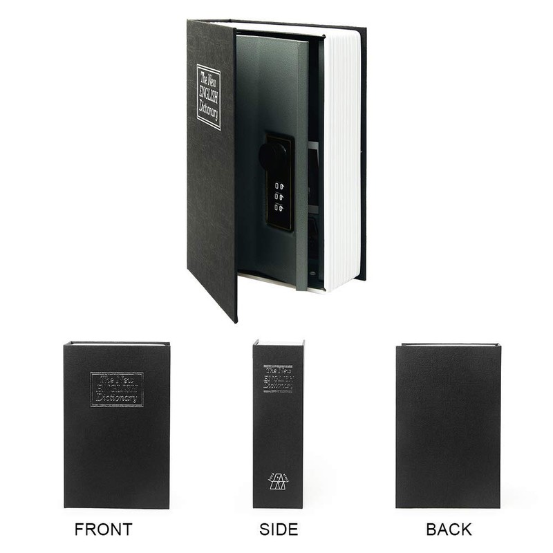 Small Sized Diversion Book Safe Storage Box, Dictionary Secret Safe