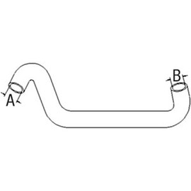 Stevens Lake Parts One New Upper Radiator Hose Fits Bobcat 643, 645, 743, 743B, 743DS Models Interchangeable with 6562284, 6562284-A, A-6562284, A-6562284-A, CSO90-0192
