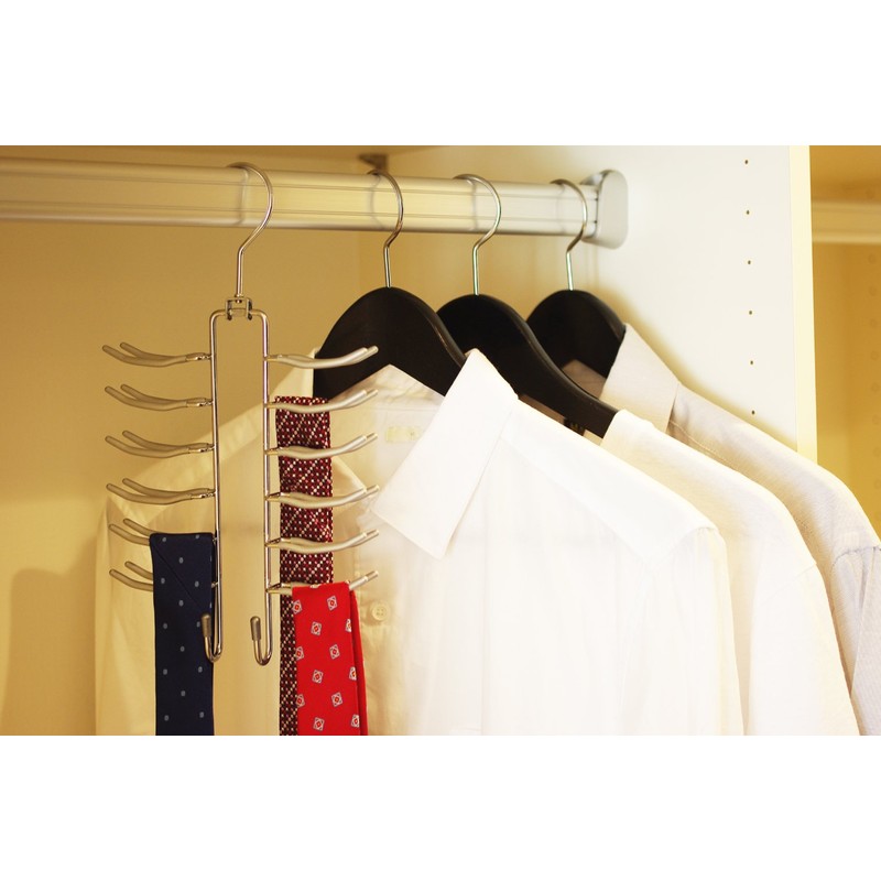 Sawafuji AN-04 Animare Non-Slip Tie Hanger, Silver