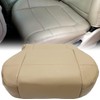 KUAFU Driver Side Bottom Seat Cover Artificial Leather Tan Compatible