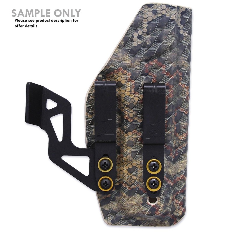 HolsterSmith Universal Metal Belt Clip for Holster Making - (ARC